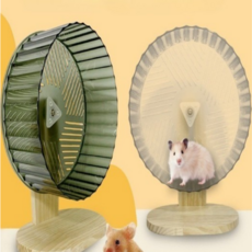 스타일포유 골든햄스터 쳇바퀴 무소음 무동력, 1개, 화이트