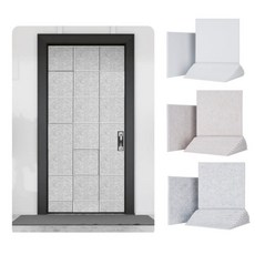 자석형 현관문 방음판 흡음재 30cm 30cm 9T, 12개, 자석형 화이트