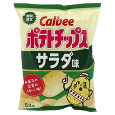 Calbee 卡樂比 馬鈴薯片沙拉味, 12個, 53g