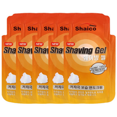 쉐이코 일회용 쉐이빙젤 면도크림 면도젤, 1개, 3ml