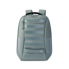 Hedgren COMBY SS系列 HCMBY07 HANDLE M款式 RFID防盜15.6吋雙格層手提包附雨套-多色可選, 灰綠, 1個