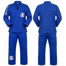 GRAPPLE GEAR 남성용 브라질 주짓수 도복 - 경량 BJJ 기모노 - 내구성 있는 면 훈련 및 경기 무술 도복블랙 A0 422559