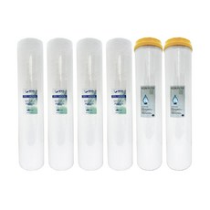 WSD濰思德淨水一年份20吋大胖兩道式濾心組，雙重過濾，長效淨水，適用多款淨水器, 1箱, 第二道 樹酯