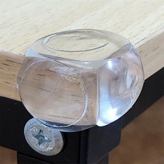 브레싱하우스 1P 투명 원형 모서리 보호대 쿠션모서리보호대, 대