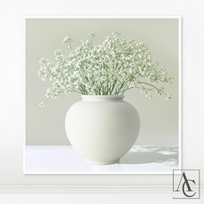 더아트컴퍼니 다복 달항아리 그림 액자 풍수 복들어오는 거실 현관 인테리어 15종 (1-6), 3.평온달항아리