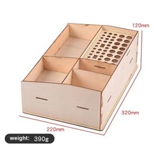 나무 페인트 랙 스탠드 잉크 병 브러시 도구 보관 캐비닛 거치대 정리함 멀티, 121, 5. 121, 1개