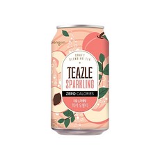 티즐 스파클링 피치우롱티, 340ml, 24개