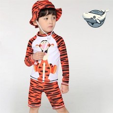 남아수영복실내 귀여운 푸우와 티거 crm*56224Jo