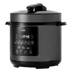 LEZEN 電動壓力鍋 6L, LZMPC-6900, 黑色