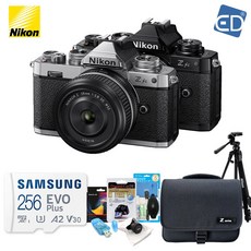 니콘정품 Z fc 28mm f2.8 Classic KIT 미러리스 +256G 패키지 /ED, 01 Z fc 28mm Classic KIT 실버