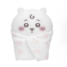 먼작귀 치이카와 베이비 시리즈 미니 키링 인형 양배추 우사기 하치와레 모몬가, 12cm 포대기 베이비 치이카와