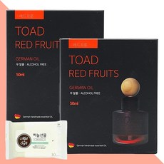 토드 디퓨저 레드프룻 50ml 2개(+하늘선물 물티슈 10매), 2개