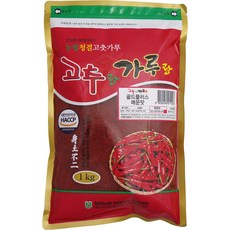 [정품 청양농협 프리미엄고추가루] 맵기표시 골드플러스 매운맛, 1kg, 1개