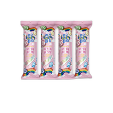 마카롱 솜사탕 아이 간식 어린이집 무지개 슈가롤리x 유치원 답례품 생일파티 어린이날 선물, 4개, 12g