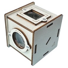 초등 과학미술 융합교구용 뷰파인더 나무조립키트 학습완구 방과후만들기키트 diy키트, 1세트