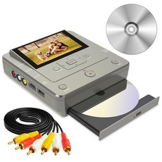 DVD/CD 레코더 VHS에서 DVD 컨버터 기계 AV에서 디스크로 아날로그에서 디지털로 변환 USB 장치 SD 카드 HDD 스마트폰 WiFi에서 CD USB 복사본, VHS to DVD 컨버터 머신, TV용 레코더, VC