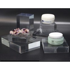 壓克力厚板厚磚 多尺寸選擇 高品質展示 家居裝飾 商業展示 禮品贈送, 1個, 透明