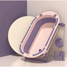 강아지 목욕탕 고양이 애견 접이식 휴대용 욕조 목욕통 샤워통, E. 퍼플 대형(20kg 이내 적합), 1개