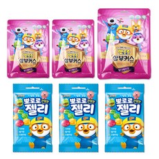 뽀로로 삼부커스 로 만든 (비타민C+아연) + 뽀로로 과일맛젤리 2종, 50정, 3세트