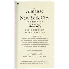 (영문도서) An Almanac of New York City for the Year 2025 Paperback, Abbeville Press, English, 9780789254719