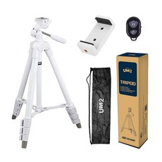 UM2 스마트폰 4단 삼각대 4종 세트, TR3400(화이트), 1개