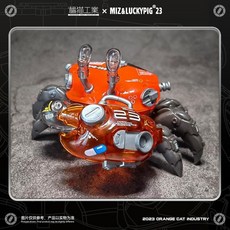 橘貓工業 水產箱 招潮蟹 爆走紅 組裝模型, 1個