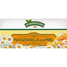 스페인 호니만스 hornimans chamomile infusion with honey 꿀 카모마일 허브차 티백, 4개, 25개입, 1.4g