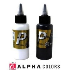 알파 전문가 포스터컬러 100ml 화이트 블랙 낱개, 블랙 100ml