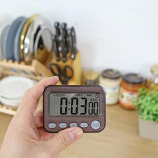 수능 토익 공무원시험 학습용 알람 타이머 타임워치 스터디 공부용 초시계, 1개, 오크