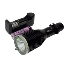 12W(白光)潛水鋁合金手電筒-充電 T768A, 1個