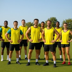 온코 팀조끼 밴드형 단체 노랑 FREE 색 풋살 농구조끼 프리사이즈 체육대회