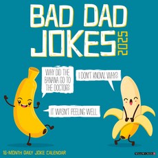 (英文圖書)Bad Dad Jokes 2026 12 X 12 Wall Calendar Spiral, Willow Creek Press Calendars, 英文, 螺旋裝