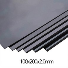 HobbyD 모형용 프라판 100x200x2mm 블랙 벌크형