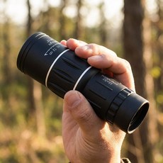 리빙루트 고화질 고배율 휴대용 단안 망원경, 52mm