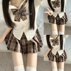 正极兔 JK制服套裝 學院風襯衫百褶裙