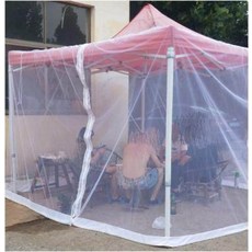 대형 캠핑용 모기장 텐트 접이식 해충 방지 그늘막 야외 차양 햇빛 차단막, 모기장 텐트 화이트 300x300x230