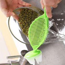 호두상점 쌀세척기 쌀씻기도우미, 분홍색, 1개