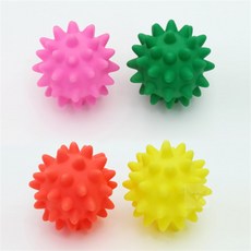 허니디자인 삑삑이 공 장난감 이갈이용 6.5CM 스파이크돌기
