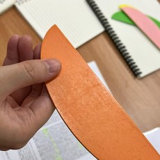 과일모양자 오렌지 디자인 15cm 자