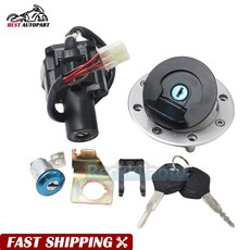 점화 스위치 연료 가스 탱크 캡 시트 커버 잠금 키 세트 1999-2007 스즈키 하야부사 GSX1300R GSX1300RZ용, [01] 옵션1