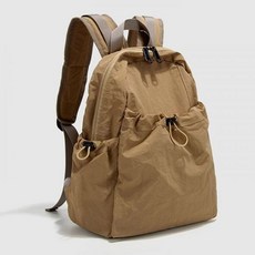 260g 초경량 바스락 캔버스 방수 백팩 3color