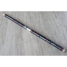 雅典樂器世界 極品頂級烏木D調中國笛 戈建林精製專業演奏笛 音色醇厚 附贈笛膜保護盒, 1個