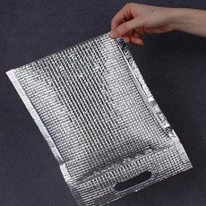 보냉 보온 봉투 은박 지퍼백 20x30cm 두툼한 아이스백 1매, 1개
