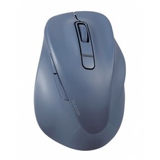 ELECOM EX-G 人體工學靜音藍牙滑鼠 M-XGL30BBSK (L尺寸), 藍色
