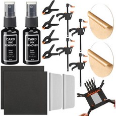 브라이트로 16개 거래 카드 세척 키트 잉크 제거제 스프레이 연필 마커 페인트 TCG 스포츠 수집가 수집품 보호 용품, 브라이트로 16개 거래 카드 세척 키트 잉크 제거제 스