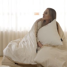 양모 이불 호주 메리노울 100% 호텔 신혼 선물, 화이트
