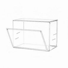 KOLKO透明包包收納盒 可堆疊防塵展示盒 大開口收納箱, 1個, 【小款】磁吸式透明包包收納盒