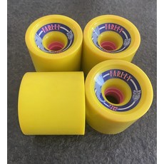 進口速降貓頭鷹長板輪 72mm 寬65mm 74a 硬度 偏置核心輪, 如圖所示, 1個