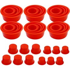 42개 자동차 캡 플러그 키트 0.64인치에서 2.39인치까지 호환 가능 AutoLine Pro Autool MR CARTOOL OTC용 플라스틱 테이퍼드 와이드 두꺼운 플랜지, 42개 자동차 캡 플러그 키트 0.64인치에서 2.39