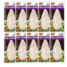 하림 닭가슴살 블랙페퍼 100g, 10개